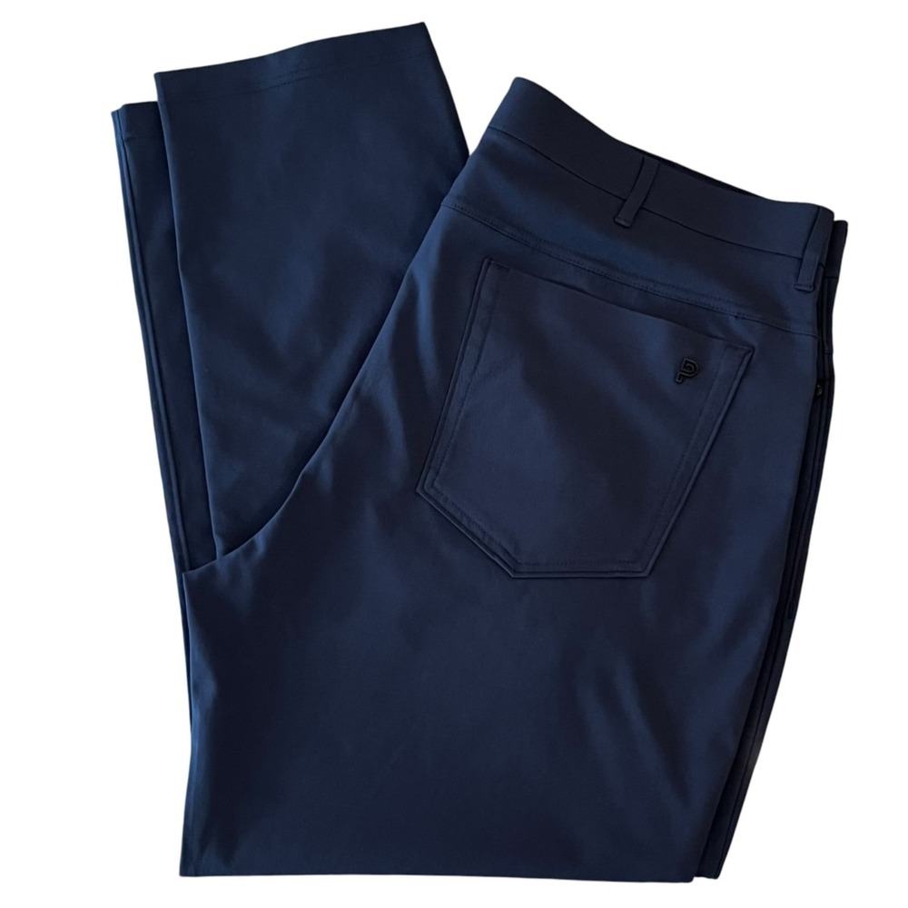 Public Rec Pants Mens 38x30 Navy Dealmaker 5 Pocket Performance Golf Stretch